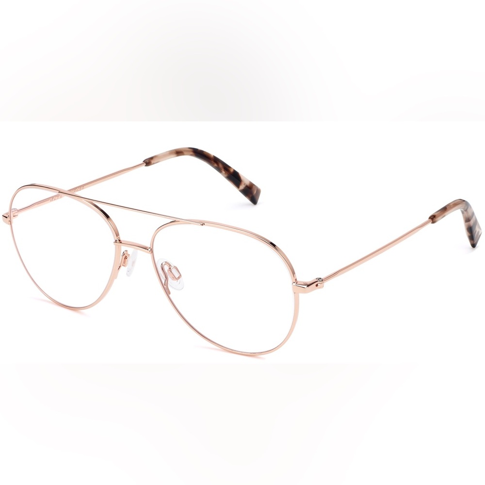 NWT Warby Parker York Rose Gold Eyeglasses with blue light filter